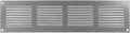 Repa Market Air Vent Cover 16x4 Inch (Outer Dimensions) Galvanized Steel Louvered Grill Cover with Mesh Screen/Wall or Ceiling Vent/HVAC Register for Indoor and Outdoor Ventilation