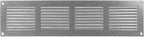 Repa Market Air Vent Cover 16x4 Inch (Outer Dimensions) Galvanized Steel Louvered Grill Cover with Mesh Screen/Wall or Ceiling Vent/HVAC Register for Indoor and Outdoor Ventilation
