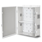Outdoor Electrical Junction Box, ABS Water Resistant Enclosure with Internal Mounting Panel & Hinged Cover, 16.1" H* 12.2" L* 5.9" W