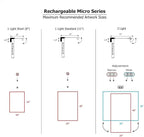 Situ Lighting: Cordless and Rechargeable LED Art and Picture Light - Rechargeable Micro Series - 2700K - USA Made