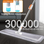 Mop Pads 32 inch Replacement 6 Pack mop Head Replacement Refills Washable Microfiber Pads Commercial Reusable Refill Fit for Most Flat Mop Frame