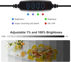 Lightbox, PULUZ 11.8"/30cm Photo Studio Light Box, Portable Picture Box Adjustable Brightness, Folding Professional Light Box Photography with Led Lights and 6 Colors Backdrops for Product Photography