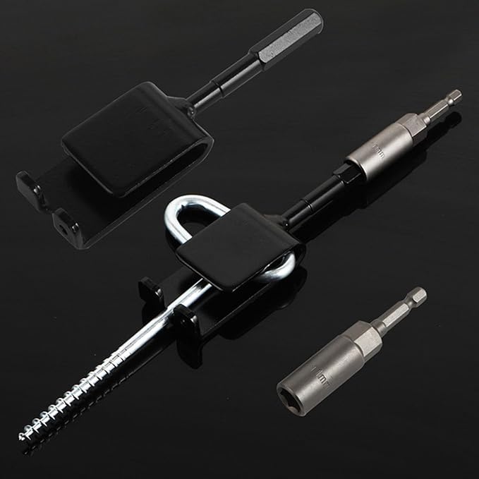 Ice Fishing Shelter Anchors Universals Tool Drill Adapter for Night Fishing Camping Enduring Portable Ice Shelter Stake Nails
