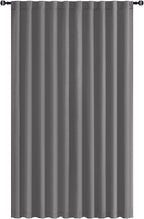 Hiasan Room Divider Curtains Patio Sliding Door Blackout Curtain Privacy Room Thermal Insulated Noise Reduction Panel with Back Tab & Rod Pocket for Bedroom Partition(80 x 84 Inches, Light Grey)