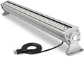 LED Work Light Bar, 80W 7200lm 5700K 40in Linear Shop Lights 35°Beam Angle Spotlight with On/Off Switch, Adjustable Bracket for Workbench, Billiard Table, Warehouse, Garage, Shop, Factory (Silver)