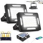 LED Solar Portable Camping Lights with Magnetic dimmable, 2000LM Solar Rechargable Camping Lanten with Stand, IP67 Wateproof, 5 Light Modes Portble Flood Light,Work Lights for Indoor Outdoor