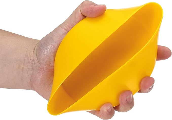 uxcell 4pcs Rubber End Caps 130mm(5 Inch) ID Vinyl Round End Cap Cover Screw Thread Protectors Yellow, 50mm Height