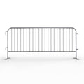 Trafford Industrial Angry Bull Barricades Metal Interlocking Steel Barricade (6.5 Ft. Economy, Light Weight & Pre-Galvanized, Flat Feet, Zinc Coated Steel, Set of 20)