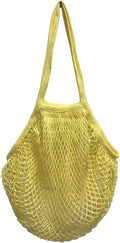 Portable Reusable Mesh Cotton Net String Bag Organizer Shopping Tote Handbag Fruit Storage Shopper NEW (orange02)