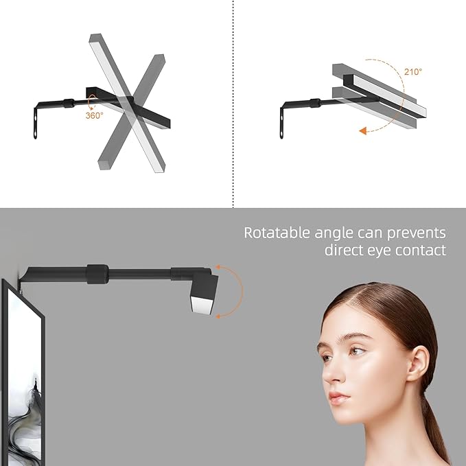 Plug in Picture Lights for Wall, 16 inch Dimmable LED Art Light with Remote, 3 Colour Temperature Gallery Painting Wall Light for Picture Display Dartboard Art Work (Black)