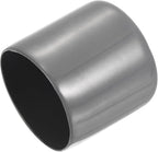 uxcell 4pcs Rubber End Caps 43mm ID Vinyl Round End Cap Cover Screw Thread Protectors Dark Grey, 40mm Height