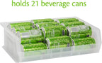 Akro-Mils 30255 AkroBins Plastic Storage Bins, Space-Saving Stackable Bins for Garage, Pantry, Craft Organization, 11-" x 16-" x 5-", Clear, 6-Pack