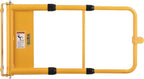 Global Industrial Universal Spring-Loaded Safety Swing Gate, 22" to 40" W Adjustable Opening, Self-Closing Safety Gate, Powder Coated High-Visibility Yellow