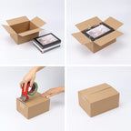 CRUGLA 40 Packs Shipping Boxes 8x6x4, Cardboard Boxes for Small Business, Corrugated Mailing Box Bulk for Packaging