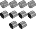 uxcell 10pcs Rubber End Caps 34mm ID Vinyl Round End Cap Cover Screw Thread Protectors Dark Grey
