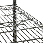 Shelving Inc. 12" d x 36" w Chrome Wire Shelving with 2 Tier Shelves, Weight Capacity 800lbs Per Shelf