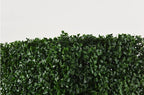 AGPL Artificial Boxwood Hedge Wall (38" Width* 12" Deep* 48" Height) with Dark Gray Stainless Steel Planter Box (48.0)