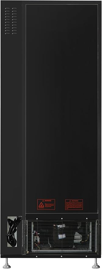 KoolMore Refrigerated Snack Vending Machine with 36 Slots Featuring a Credit Card Reader and Coin/Bill Acceptor in Black (KM-VMR-30-BCR)