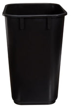 Amazon Basics Small Trash Can, Rectangular Commercial Office Wastebasket, 3 Gallon (Pack Of 6), Black