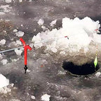 2Pcs Ice Fishing Tent Stakes Spiral Drill Ground Anchors Winter Camping Tent Supplies for Ice Fishing Shelter