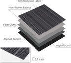 ALTRUISTIC Heavy Duty Commercial Carpet Tiles 24" x 24", 18 Pcs/72 sq ft (FlexLok tabs Included),Non-Slip Soft Square Carpet Floor Tile for Office Bedroom Living Room Kitchen Garage Gym (Black)
