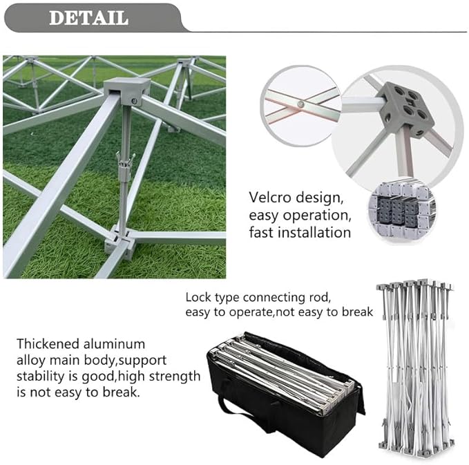 Customize Fabric Display Stand Trade Show Backdrop Portable Aluminum Pop Up Display Banner Backdrop with Collapsible Frame and Banner Set 7.5×7.5 FT