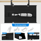 Under Desk Cable Management Tray - Heavy Duty No-Drill Clamp & Screw Mount, 36-Inch Cord Organizer for Home Office, Gaming Setup & Study Room, Holds Power Strip & Large Adapters