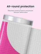GSSSUSA Bubble Mailers 4x8 Inch 100 Pack Padded Envelopes Usable Size 4x7 Inch Shipping Envelopes Self Seal Small Packaging Shipping Bags for Mailing Jewelry, Small Business, Pink