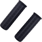 2Pcs Wheelbarrow Rubber Handles Replacement, Anti-slip Handle Grip Covers Weatherproof Handles Non-Slip Round Tubes for Garden Carts(122x30mm Black)