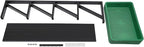 5 Tiers Retail Display Rack, Large Capacity Market Shelf Fruit and Vegetable Basket Stand Rack Set for Kitchen, Office, Store, Supremarket Utility Storage Shelves