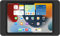 iPort 70805 Surface Mount System iPad Wall Mount – Slim & Secure for iPad mini A17 Case & 8.3" (6th Gen)| Built-in PoE Charging | Aluminum Flush Wall Dock for Smart Home & Commercial Use | Black