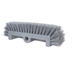 SPARTA Multi-Level Tile Scrub Brush 12" Wide Brush Head, Heavy-Duty Tile Cleaning Brush with End Bristles for Commercial Tiles, Tubs and Floor, Plastic, 12 Inches, Gray, (Pack of 12)