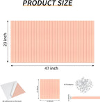 Large Felt Bulletin Board 23x47 Inch, 8pcs Peel and Stick Felt Wall Tiles Modern Push Pin Board for Wall Organization