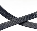 25Ft-3/4inch PET Expandable Braided Wire Sleeving,Wire Loom Cable Sleeve for TV,Computer,Home Theater,Automotive,Home Industrial,Electrical Wires,Chemical,Protect Cat from Chewing Cords,Black
