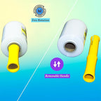 " 12-Pack " Mini Stretch Wrap Roll with Handle | 5 inch x 1000ft x 12 pcs | Shrink Wrap Roll | Stretch Wrap for Moving | Plastic Wrap for Moving | Stretch Film Wrap for Moving | 5 inch Stretch Wrap |