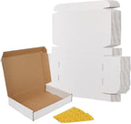 RLAVBL 30 Pack 12x9x2 Shipping Boxes, White Corrugated Cardboard Mailer Box for Packing Mailing Small Business