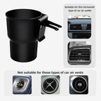 Car Cup Holder Organizer Drink Bottle Holder Stand Plastic Trash Container for Cellphone Keys Water Bottles Pen Food and So On
