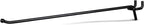 Presa Heavy Duty Black Steel Peg Board Shelving Hooks, 10-Inch, 50-Pack
