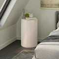 Cylinder Stands for Party,White Paper Display Stand,Reusable,Waterproof and Foldable Cylindrical Pedestal,Suitable for Event Scenes such as Parties and home Decoration,Bearing 660 Pounds