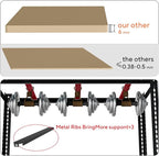 72" H Garage Shelving 3250 LBS Storage Shelves Heavy Duty，5 Tier Adjustable Metal Shelving Unit for Storage Rack Warehouse, Pantry, Closet, Kitchen (72 * 55 * 24)