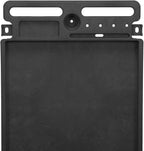 Global Industrial Industrial Service & Utility Cart, Plastic 2 Tray Black Shelf, 44” x 25-1/2”, 5" Rubber Casters
