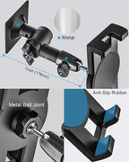 woleyi Tablet Wall Mount for iPad - [360° Adjustable Arm] Tablet Holder Stand for Kitchen Cabinet, Under Counter, Desk, for 4-13" Device iPad Pro, Air, Mini, Phone, Galaxy Tab, Z Fold, Fire HD, Switch