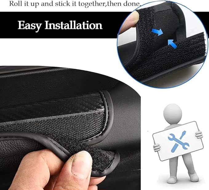 Grab Handle Cover, Soft Handle Protector, Grip Gloves, PU Leather Material, Interior Accessories for Most Cars, 2Pcs