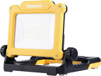 20W 3000LM Cordless LED Work Light, Compatible with Dewalt, Milwaukee and Makita 18-21 V Battery, Foldable Magnetic Base, Flickerless Brightness Dimmable (Light Only/Charger Not Included)