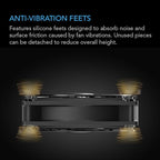 AC Infinity MULTIFAN S2, Quiet 120mm USB Blower Fan with Speed Control, UL-Certified for Receiver DVR Xbox Modem AV Cabinet Cooling