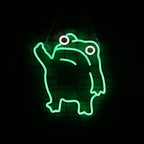 Frog Neon Sign for Room Wall Decor Neon Frog Light Up Sign Led Wall Art Holiday Birthday Gift