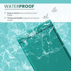 Green Large Poly Bubble Mailers 12x15 inch | Self Seal Padded Envelopes Cushioned Bubble Mailer | Usable Size 12x15 | WaterProof | Lightweight mailing Shipping Bags | 100 Pack Bulk