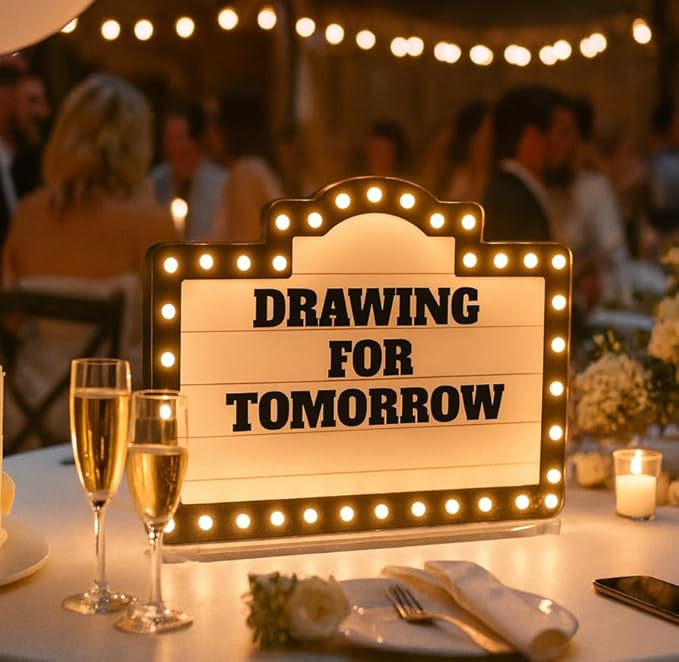 Large Custom Wedding Bottle Service Sign, Personalized Wedding Entrance Sign LED VIP Club Signs for Bottle Service, Marquee Signs for wedding Reception Bar Brithday Party Engagement Anniversary