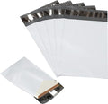 100 Pack Secure Seal White Poly Mailers - Safe Shipping With 4x6 Bags - E-Commerce Self Sealing 2 Mil Poly Envelopes for Shipping