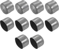 uxcell 10pcs Rubber End Caps 58mm ID Vinyl Round End Cap Cover Screw Thread Protectors Dark Grey